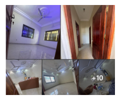 Disponible à Calavi Kpota deux chambres salon sanitaires