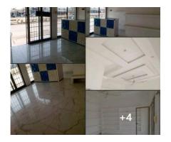 Boutique sanitaire dallée staffée déjà climée, vitrées