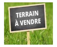 VENTE URGENT D'UNE PARCELLE DE 500m2 À TORI BOSSITO