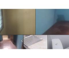 chambre salon sanitaire plafonnée propre et vaste