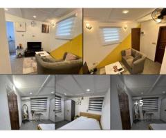 Appartement meublé chambre salon au 2ème étage à fidjrossè zone houdou aliou au bord du pavé