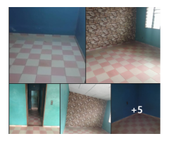deux chambres Salon sanitaire a couloir