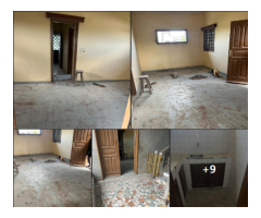 2 chambres salon sanitaire avec couloir, douche séparée du WC