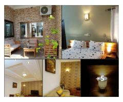 Sublime appartement meuble a louer fidjrosse avec un abonnement wi-fi, une machine a laver