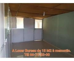 A louer bureau de 15M² bien situé à menontin